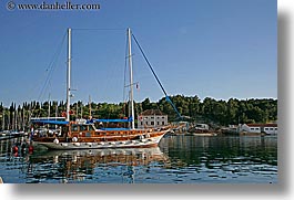 boats, croatia, europe, horizontal, milna, nostalgija, water, photograph
