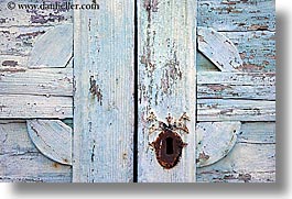 croatia, doors, doors & windows, europe, horizontal, key hole, milna, old, woods, photograph