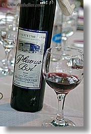 croatia, europe, glasses, milna, plavac bol, vertical, wines, photograph