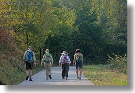croatia, europe, hikers, hiking, horizontal, motovun, nature, people, plants, trees, photograph