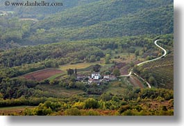 croatia, europe, hills, horizontal, houses, landscapes, motovun, nature, scenics, photograph