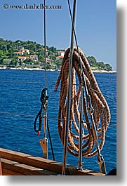 croatia, europe, nostalgija, ropes, ships, vertical, photograph