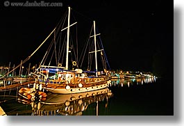 boats, croatia, europe, horizontal, long exposure, milna, nite, nostalgija, towns, water, photograph