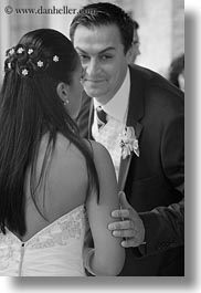 black and white, brides, couples, croatia, europe, events, groom, men, people, porec, vertical, wedding, womens, photograph