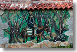 arts, croatia, donkeys, europe, horizontal, punta kriza, photograph