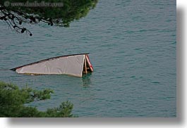 croatia, europe, horizontal, rab, tents, water, photograph