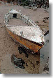 boats, croatia, europe, old, rovinj, sand, vertical, woods, photograph