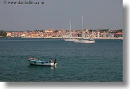 boats, croatia, europe, horizontal, rovinj, sunbathing, womens, photograph