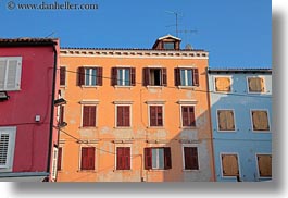 buildings, colorful, colors, croatia, europe, horizontal, rovinj, photograph