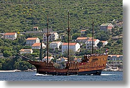 croatia, europe, horizontal, karaka, scenics, ships, photograph