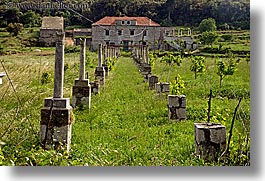 croatia, europe, horizontal, houses, paths, sipan, photograph