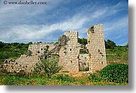 croatia, europe, horizontal, ruin, sipan, stones, photograph
