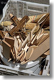 croatia, europe, jesus, market, split, spoons, vertical, wooden, photograph