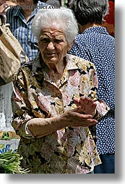 croatia, europe, old, split, unhappy, vertical, womens, photograph