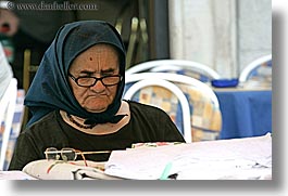 croatia, europe, horizontal, old, split, unhappy, womens, photograph