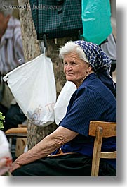 croatia, europe, old, split, unhappy, vertical, womens, photograph