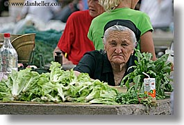 croatia, europe, horizontal, split, vegetables, vendors, womens, photograph