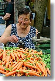 croatia, europe, split, vegetables, vendors, vertical, womens, photograph