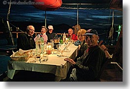 croatia, eating, europe, foods, groups, horizontal, people, tables, photograph