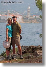 bell towers, croatia, emotions, europe, helene patrick, helenes, patricks, people, posing, smiles, vertical, womens, wt group istria, photograph