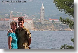 bell towers, croatia, emotions, europe, helene patrick, helenes, horizontal, patricks, people, posing, smiles, womens, wt group istria, photograph