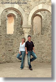 cloisters, croatia, emotions, europe, helene patrick, helenes, patricks, people, posing, smiles, vertical, womens, wt group istria, photograph