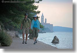 bell towers, croatia, europe, helene patrick, helenes, horizontal, patricks, people, walking, womens, wt group istria, photograph