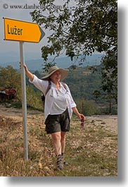 clothes, croatia, emotions, europe, happy, hats, judy, luzer, people, senior citizen, signs, smiles, straw hat, vertical, wt group istria, photograph