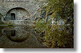 arches, cesky krumlov, czech republic, europe, horizontal, patio, reflect, photograph