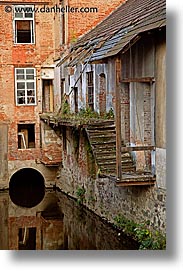 broken, cesky krumlov, czech republic, europe, stairs, vertical, photograph