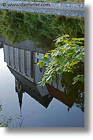 cesky krumlov, churches, czech republic, europe, reflect, slow exposure, vertical, photograph