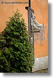 cesky krumlov, czech republic, europe, feet, trees, vertical, photograph