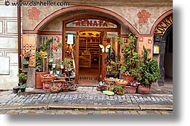 cesky krumlov, czech republic, europe, horizontal, renata, shops, photograph