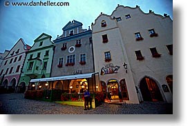 cesky krumlov, czech republic, europe, horizontal, krumlov, slow exposure, squares, photograph