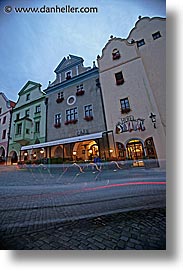 cesky krumlov, czech republic, europe, krumlov, slow exposure, squares, vertical, photograph