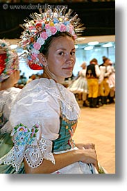 czech, czech republic, dance, dancing, europe, folk dance, folk dancing, gowns, slow exposure, vertical, photograph