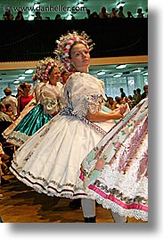 czech, czech republic, dance, dancing, europe, folk dance, folk dancing, gowns, vertical, photograph