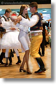 czech republic, dance, dancers, dancing, europe, folk dance, folk dancing, motion, vertical, photograph