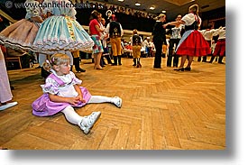 czech republic, dance, dancing, europe, folk dance, folk dancing, girls, horizontal, little, photograph