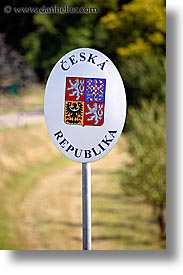 czech, czech republic, europe, moravia, signs, vertical, photograph