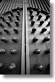 arts, black and white, czech republic, europe, heads, knobs, prague, vertical, photograph