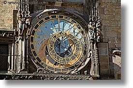 astro clock, astronomical, buildings, clocks, czech republic, europe, horizontal, prague, photograph