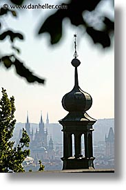 buildings, czech republic, europe, loreta, prague, spire, vertical, photograph