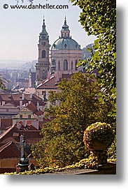 basilica, buildings, christian, churches, czech republic, europe, malostranske namesti, prague, st nicolas church, vertical, views, photograph