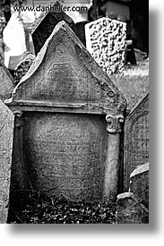 czech republic, europe, graves, graveyard, jewish, jewish quarter, prague, vertical, photograph