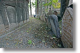 czech republic, europe, graves, graveyard, horizontal, jewish, jewish quarter, prague, photograph