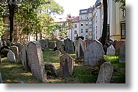 czech republic, europe, graves, graveyard, horizontal, jewish, jewish quarter, prague, photograph