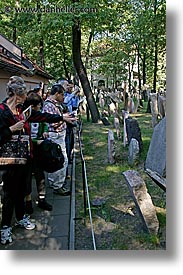 czech republic, europe, graves, graveyard, jewish, jewish quarter, prague, vertical, photograph