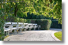 benches, czech republic, europe, horizontal, mala, prague, strana, photograph