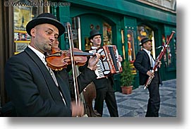 czech republic, europe, funfair, horizontal, orchestra, people, prague, photograph